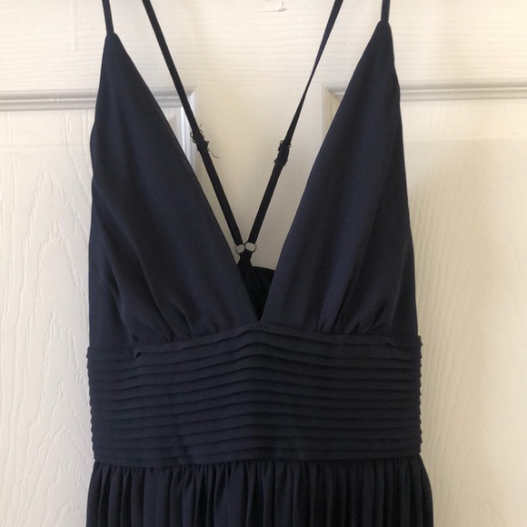 Lulus Navy Maxi Dress - Picture 2 of 6
